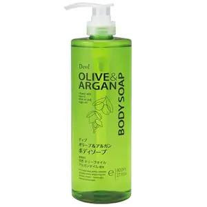 תוצרת יפן שמן זית שמן וזאת ארגן תרחיץ גוף 800 מ""ל סבון גוף שמפו טיפוח העור המוצרים הנמכרים ביותר 2023 סיטונאי
