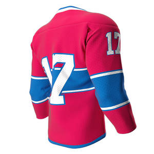 2024 uniforme d'entraînement de Hockey sur glace de Sublimation personnalisé le plus vendu pour le Service d'OEM de maillot de Hockey antibactérien de haute qualité unisexe - Product Image 4