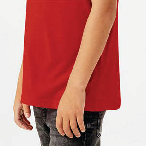 Unisex 100% Airlume peinado anillo hilado algodón Sideseamed venta al por menor ajuste 4,2 oz rojo juvenil Jersey tanque verano sin mangas tanque liso - Product Image 5