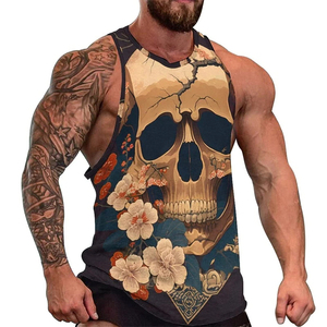 2025 superventas impresión Golds gym Stringer Tank Top para hombres sublimación tanktop precio al por mayor - Product Image 6