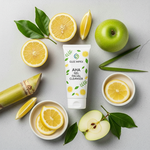 Gel nettoyant visage AHA Glee Impex pour tous types de peaux Nettoyage en profondeur Éclaircissant Exfoliant Lavage du visage - Product Image 1