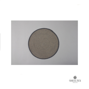 Vente en gros de napperon rond en jute écologique, idéal pour les tables naturelles et rustiques. - Product Image 6