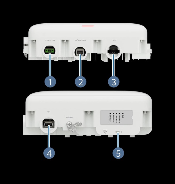 AirEngine 6776-X6E WiFi 6 Indoor Access Point 5.95Gbps 10-Stream 10GE PoE++ Enterprise Wireless AP