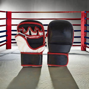 Gants de boxe Gants de MMA sans doigts Gants de combat de boxe UFC pour Sanda Sparring Sac de frappe RRI-MS-06 d'entraînement - Product Image 1