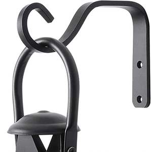 Crochet mural en fonte élégant pour la décoration intérieure rustique et le stockage de manteaux, chapeaux, écharpes et vestes - Product Image 5