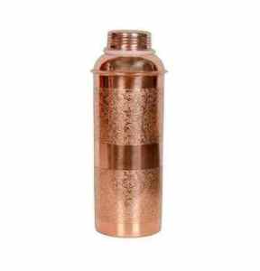 Hammered Design Copper Water <b>Bottle</b> for Health Benefits on Trending <b>Sticker</b> Office Gym Use Copper Water <b>Bottle</b> - Product Image 2