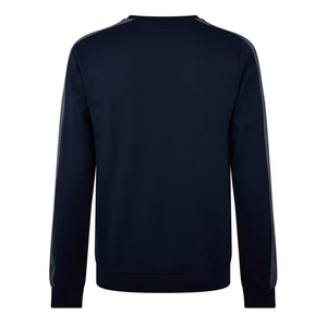 Sweat-shirt décontracté à manches longues et col rond en coton mélangé doux pour hommes, vêtements de sport ajustés pour le quotidien - Product Image 4