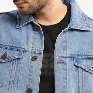 Chaqueta de Invierno de Mezclilla Multicolor Lisa Personalizada Más Vendida, Diseño Superior, Chaquetas de Invierno de Mezclilla Multicolor Ligeras - Product Image 6