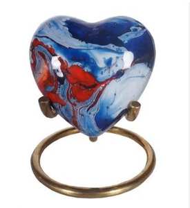 Refined Vintage Brass <b>Keepsake</b> <b>Ash</b> Storage Urn with Personalized Commemorative Plaque and Artistic Lid - Product Image 3