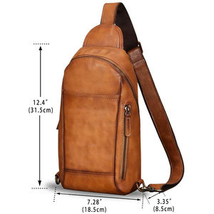 Nuevo bolso de hombro con diseño de cocodrilo personalizado de calidad profesional, bolso cruzado de lujo de cuero genuino para hombre con Cuero 100% - Product Image 6