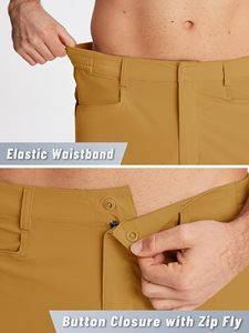 Shorts de sport pour hommes Shorts d'escalade à séchage rapide pour hommes Pantalons Capri légers pour la randonnée et la pêche Pantalons légers à séchage rapide OEM - Product Image 4