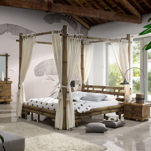 Giá tốt nhất tre khung giường nữ hoàng kích thước cho phòng ngủ dấu sinh thái thân thiện tán giường kích cỡ khác nhau - Product Image 6