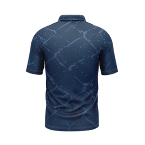 Mát Nam Cổ Điển Hợp Thời Trang Thể Thao T-Shirt Nhanh Khô Độ Ẩm Wicking Ngắn Tay Áo Dệt Vải Thăng Hoa Phong Cách Kho - Product Image 3