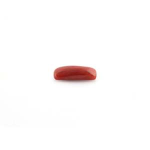 Perles de corail rouge de 8,51 carats, bijoux en os de coquillage et en corail - Product Image 3