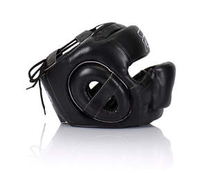 Couvre-chef de boxe intégral Fairtex HG14 de haute qualité avec protecteur de tête en cuir Muay Thai K-1 MMA - Product Image 4