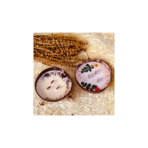Velas de cáscara de coco vietnamitas: sumérjase en los aromas de la naturaleza - Product Image 1
