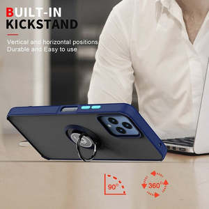 เคส iPhone 17 2025 แบบมีวงแหวนแม่เหล็ก สีแดง - Product Image 4