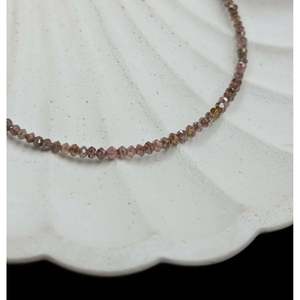 Faceted Rondelle Diamond Beads <b>Bracelet</b> <b>Red</b> Diamond Bangle - Product Image 4