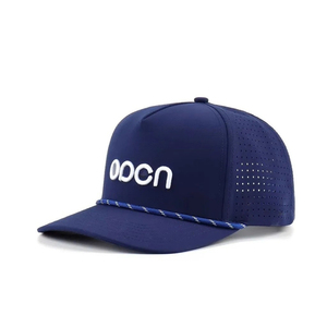 Gorra de Golf Personalizada OEM, Impermeable, de Secado Rápido, con Borde Trenzado, Logotipo Bordado 2D/3D Personalizado, Gorra de 5 Paneles de Alto Rendimiento - Product Image 2