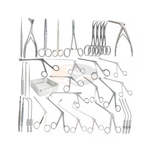 Ensemble complet d'instruments de rhinoplastie majeure en acier inoxydable, chirurgie manuelle du nez, chirurgie plastique, procédures reconstructives nasales - Product Image 5