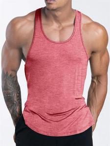 Camiseta sin mangas deportiva para hombre, camiseta interior de entrenamiento de gimnasio de verano para correr, camiseta sin mangas holgada transpirable de secado rápido para hombre - Product Image 6