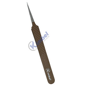 Haute qualité professionnel Volume cils pince à épiler marque privée cils sourcils utilisation en gros fibre conseils pince à épiler - Product Image 3