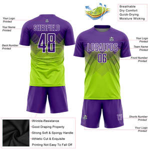 2024 Uniformes de fútbol juvenil de equipo personalizado de alta calidad MOQ bajo Nuevo diseño Juegos de sublimación Tarifa al por mayor Precio barato - Product Image 4