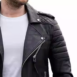 2025 nouveau style vestes en cuir prix de gros hommes vestes en cuir arrivée chaude vestes en cuir - Product Image 6