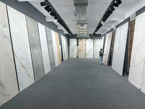 Wholesale Modern Calacatta White <b>Marble</b> Look Extra <b>Large</b> 1200x2400mm Full Polished Porcelain Bathroom Accent Firebrick Matte - Product Image 6