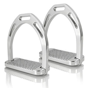 Étriers de sécurité équestres en alliage d'aluminium anodisé léger de qualité supérieure pour l'équitation, le saut d'obstacles et l'équitation - SHER SONS - Product Image 1