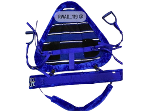 Juego de almohadillas para SILLÍN de montar a pelo, almohadilla acrílica hecha a mano con circunferencia a juego y estribos de plástico rojo, juego ecuestre hecho a mano - Product Image 6