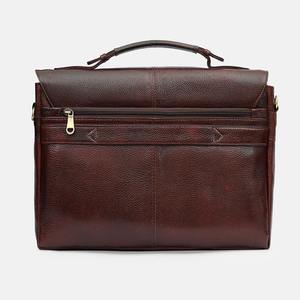 Vintage Genuine Leather Durable Lightweight <b>Laptop</b> Messenger <b>Bag</b> for <b>Men</b> Women 15 Inch Office Briefcase Crossbody Shoulder Work - Product Image 3