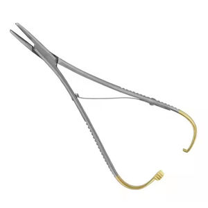 Portaagujas Mathieu TC Profesional Manual de 140 mm, Instrumento Quirúrgico de Acero Inoxidable de Alta Calidad, Precio de Fábrica B2B, OEM ODM - Product Image 1