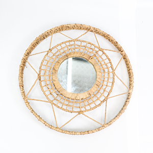 Petit miroir jacinthe d'eau gros hot pick miroirs artisanaux pour la maison accents d'espace de vie - Product Image 2