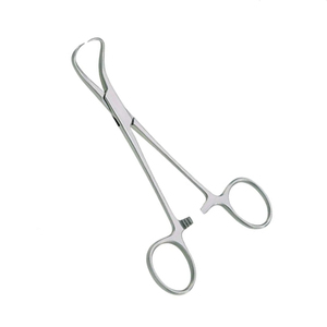Fórceps Backhaus de alta calidad, abrazadera de toalla con acabado Dall de 12 cm, acero inoxidable alemán para instrumentos veterinarios, precio barato - Product Image 1