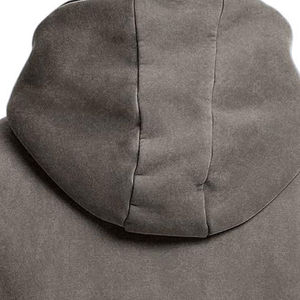 Plus Size 400gsm Trendy Heavyweight Custom Oversized Men Acid Wash Hoodie Vintage Plain Hoodies in Bulk - Product Image 4