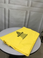 Venta al por mayor bolsas de basura médica PE Hospital amarillo clínico biohazard bolsa de basura de buena calidad bolsa de basura para el Hospital