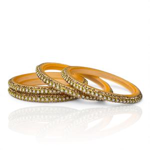 ชุดกำไลอะคริลิคประดับมุกและคริสตัลชุบทองคำแท้ งานแฮนด์เมด คุณภาพพรีเมียม สำหรับงานแต่งงาน ทันสมัย ขายส่งจำนวนมาก ส่งออกทั่วโลก - Product Image 2