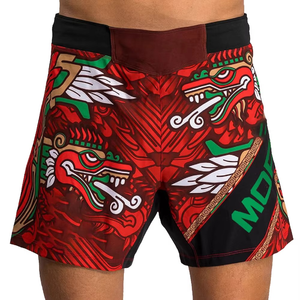 MMA Fighting Sports Shorts Mid Respirant Quick Dry Elastic UFC Jiu-Jitsu Muay Thai Training Beach Fitness Running Boxing Gym - Product Image 2