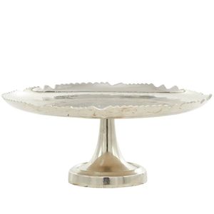 Présentoir à gâteaux élégant et léger en aluminium avec finitions dorées de première qualité et détails décoratifs pour les mariages et occasions spéciales - Product Image 6