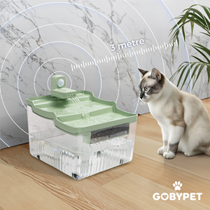 Bebedero Automático para Mascotas con Sensor de Movimiento, Silencioso, Verde, 4L, Dispensador de Agua para Perros y Gatos, Recipiente de Agua Filtrada para Mascotas, Venta al Por Mayor ODM - Product Image 1
