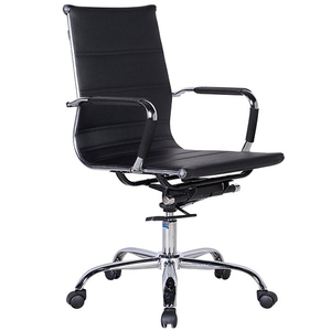 Chaise de bureau pivotante en cuir de haute qualité durable et abordable pour une utilisation à long terme - Product Image 3