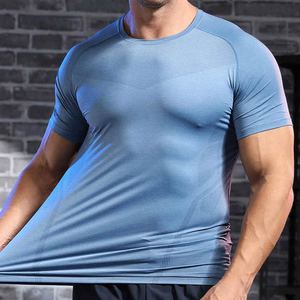 T-shirts de sport d'entraînement avec logo personnalisé pour hommes vêtements de sport en flanelle; vêtements de fitness d'été décontractés en nylon et polyester spandex imprimés - Product Image 5