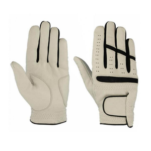 Gants de golf d'hiver en cuir Cabretta de haute qualité pour hommes avec protection UV couleur logo personnalisé vente en gros OEM pour le sport - Product Image 1