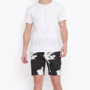 Short de jogging décontracté pour hommes, confortable, élastique, mi-respirant, caractéristique, motif solide en ligne, vente en gros, confortable et élégant - Product Image 4