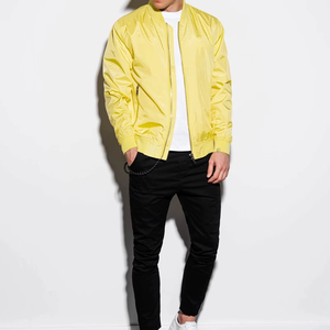 Bomber Jacket Manufacturer Men's Unique Design Bomber Jacket <b>Winter</b> Breathable Eco-Friendly Stand Collar Canvas High Quality - Product Image 3