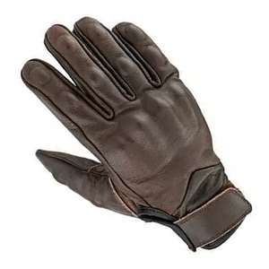 Guantes de motorista Blindados de cuero genuino Stonewash para hombre, guantes de motocicleta de carreras de autos de invierno estampados con nombre de equipo personalizado - Product Image 5