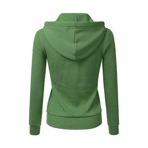Sudadera con capucha de mujer con logotipo estampado personalizado de alta calidad Material personalizado Sudadera con capucha flexible para mujer - Product Image 3