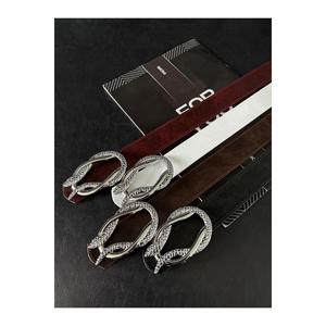 Ceinture pour femme avec boucle serpent, ceinture pour veste, ceinture pour robe, ceinture pour chemise - Multicolore-Argent - Product Image 3