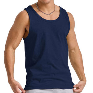 Camiseta Deportiva de Alta Calidad para Hombre, Ecológica, Transpirable, de Secado Rápido, Tejido Elástico 100% Poliéster, Cuello en V, para Levantamiento de Pesas - Product Image 5